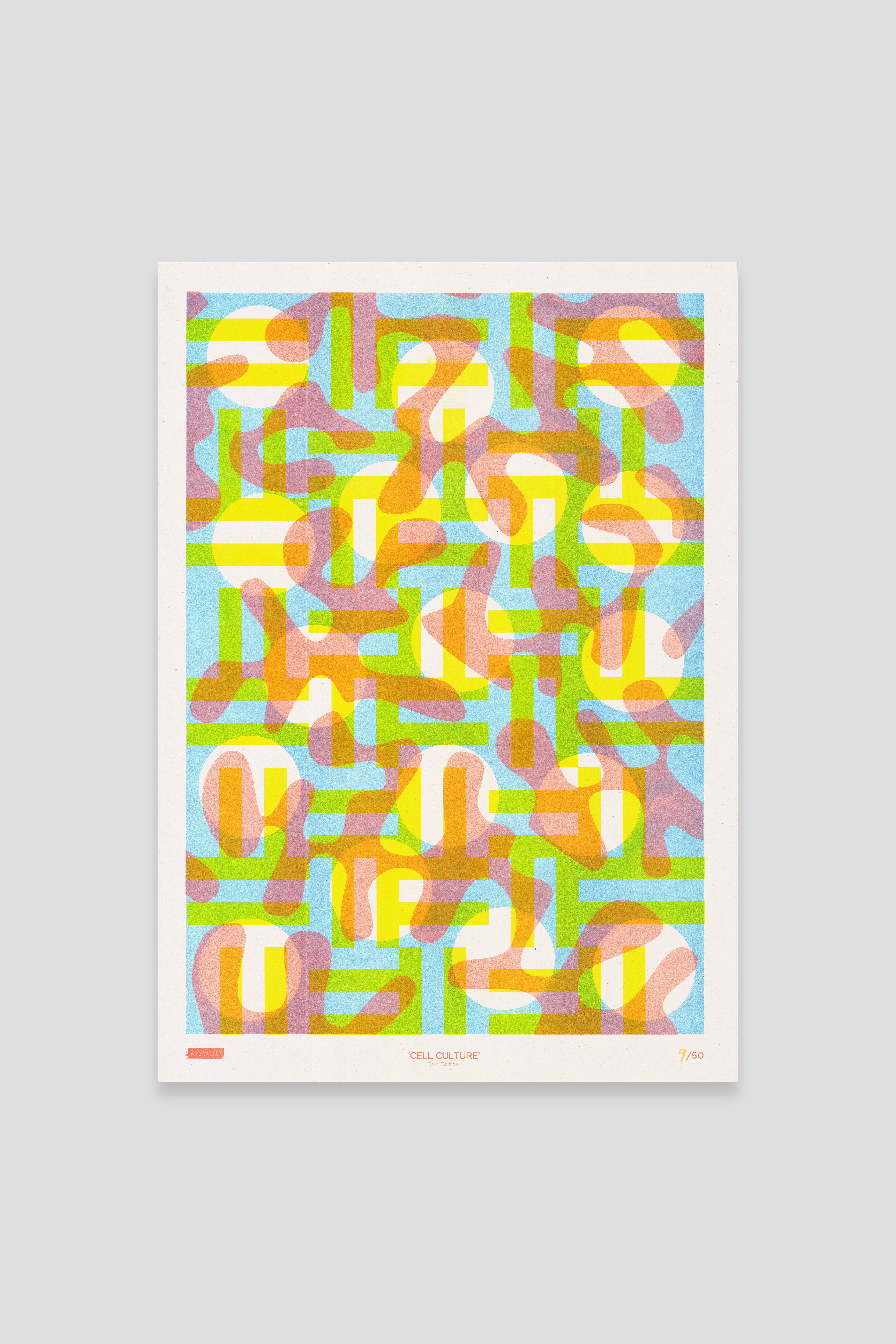 Cell Culture - Biology Collection: Editioned A3 Print