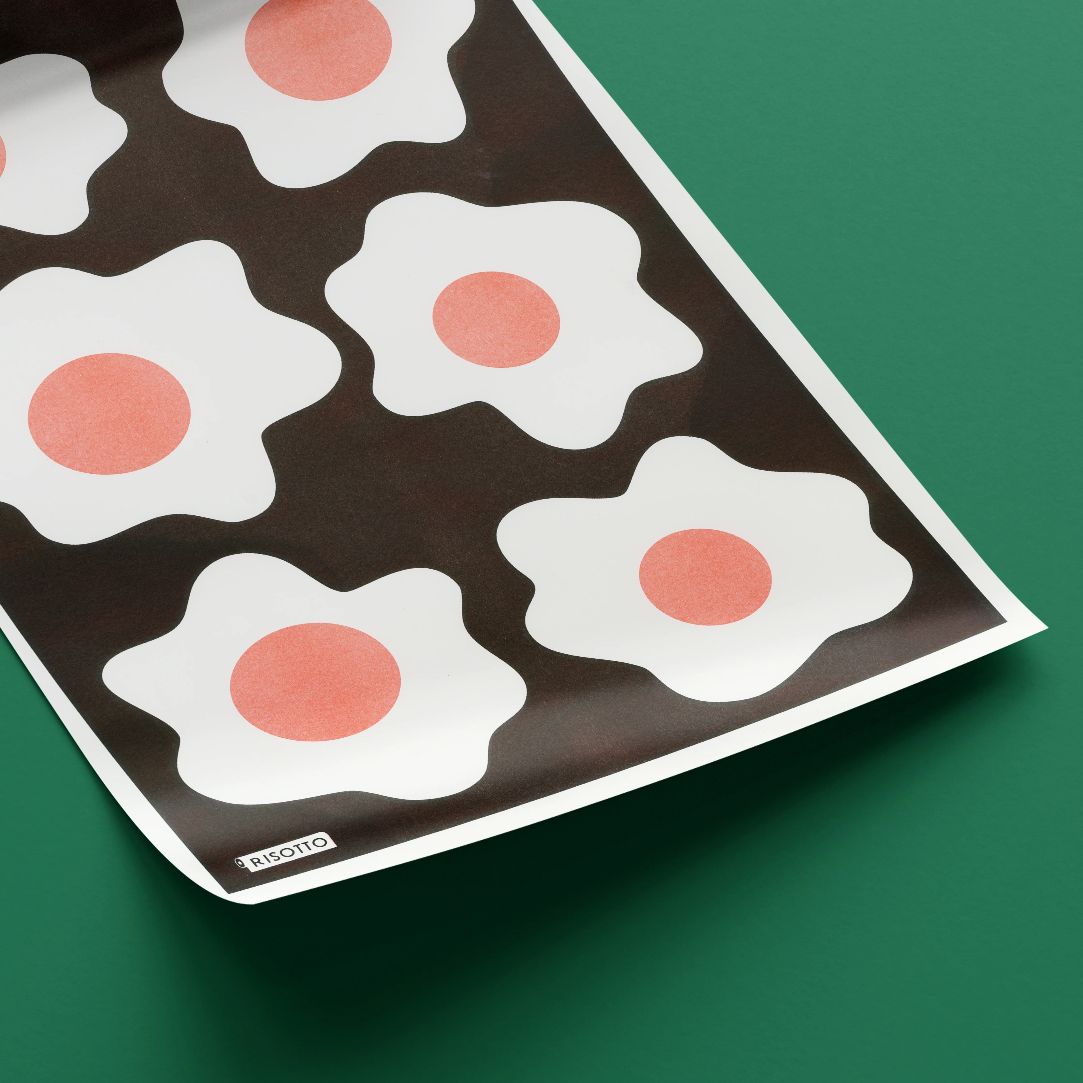 Eggs A3 Risograph Wall Art - Pop Art Kitchen Print - Image 4