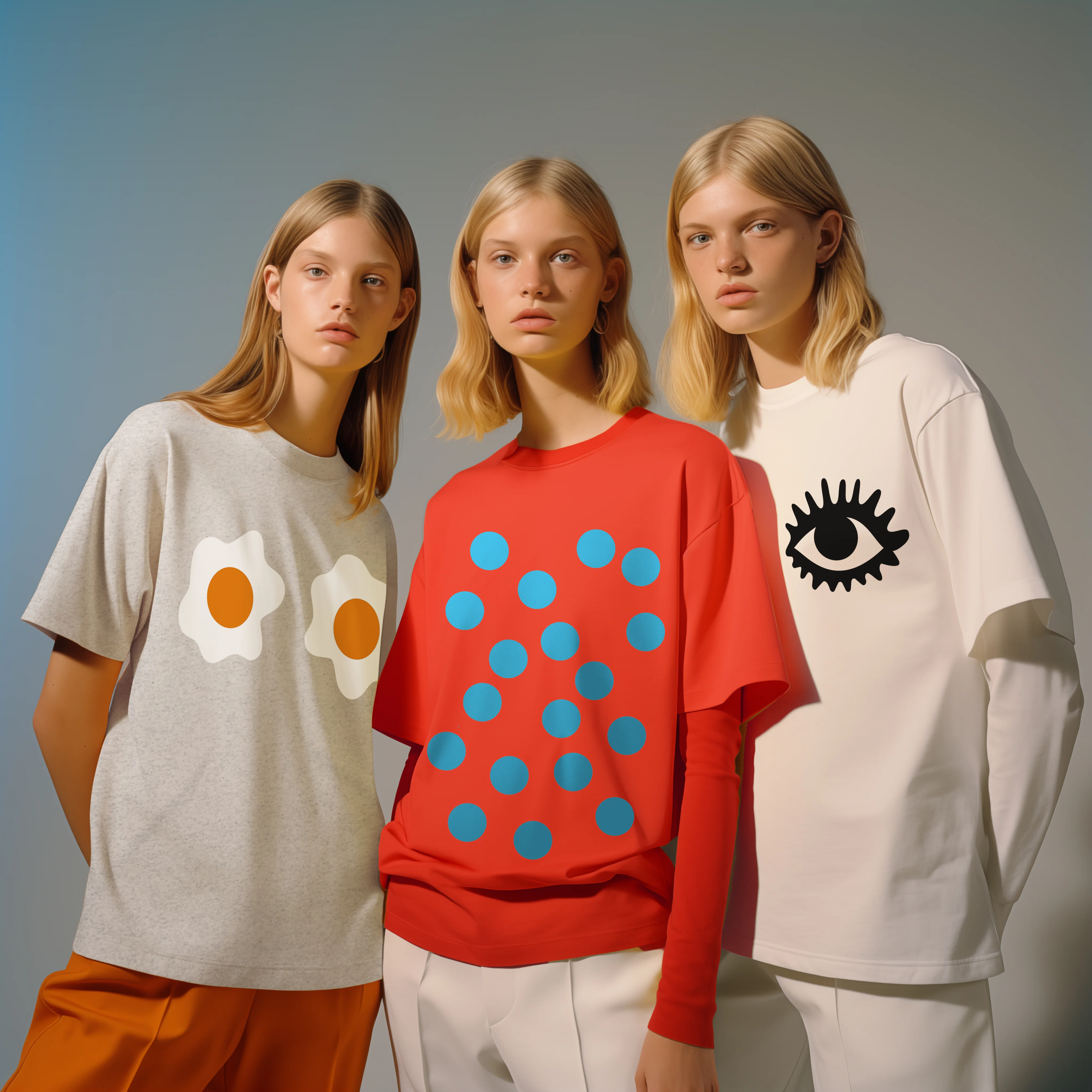 Eggs - Ash Grey Classic T-shirt - Image 5