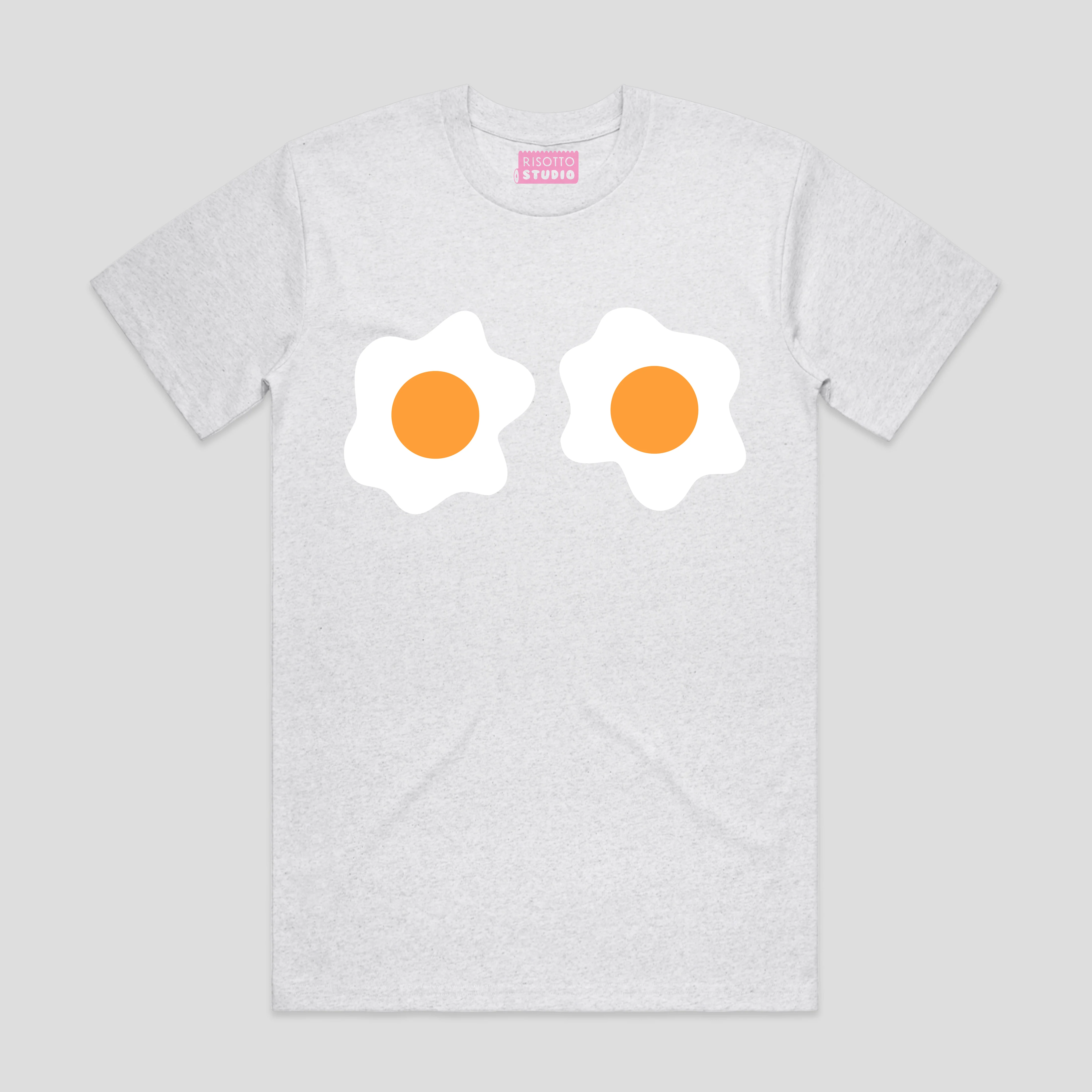 Eggs - Ash Grey Classic T-shirt - Image 6