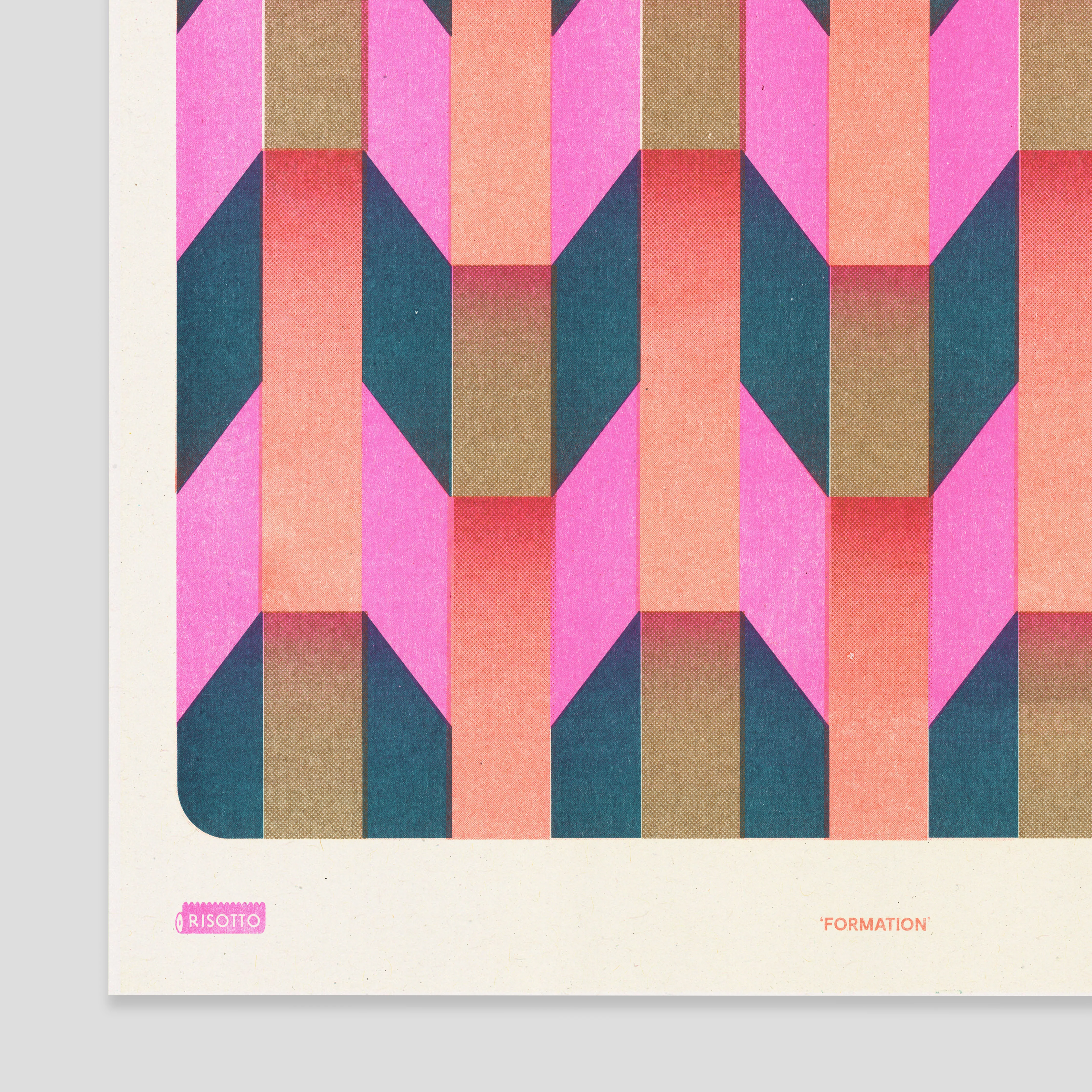 Formation A3 Risograph Wall Art - Dazzling Graphic Print - Image 8