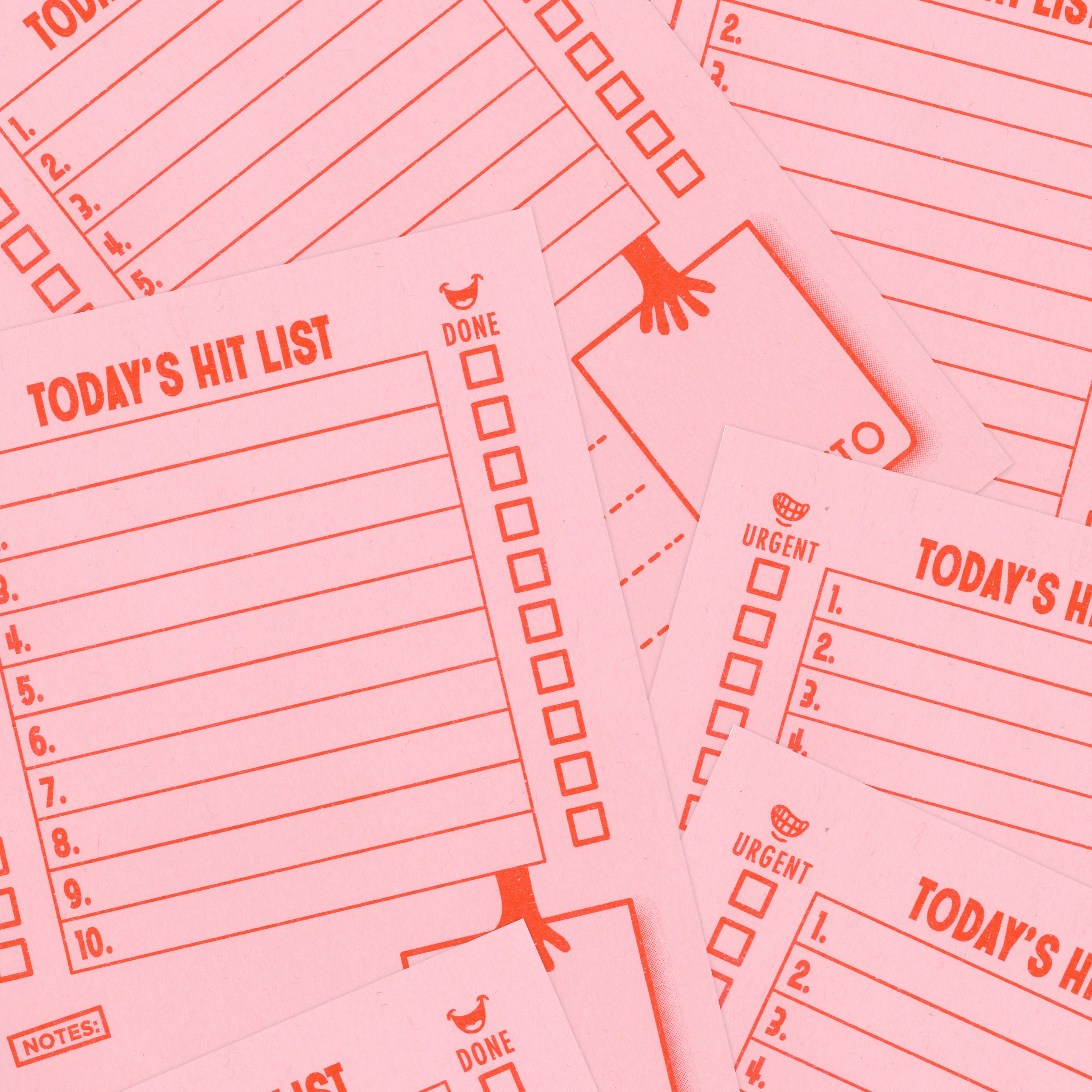 Daily To Do List Notepad: Pink - a Double Decker Hit List - Image 4