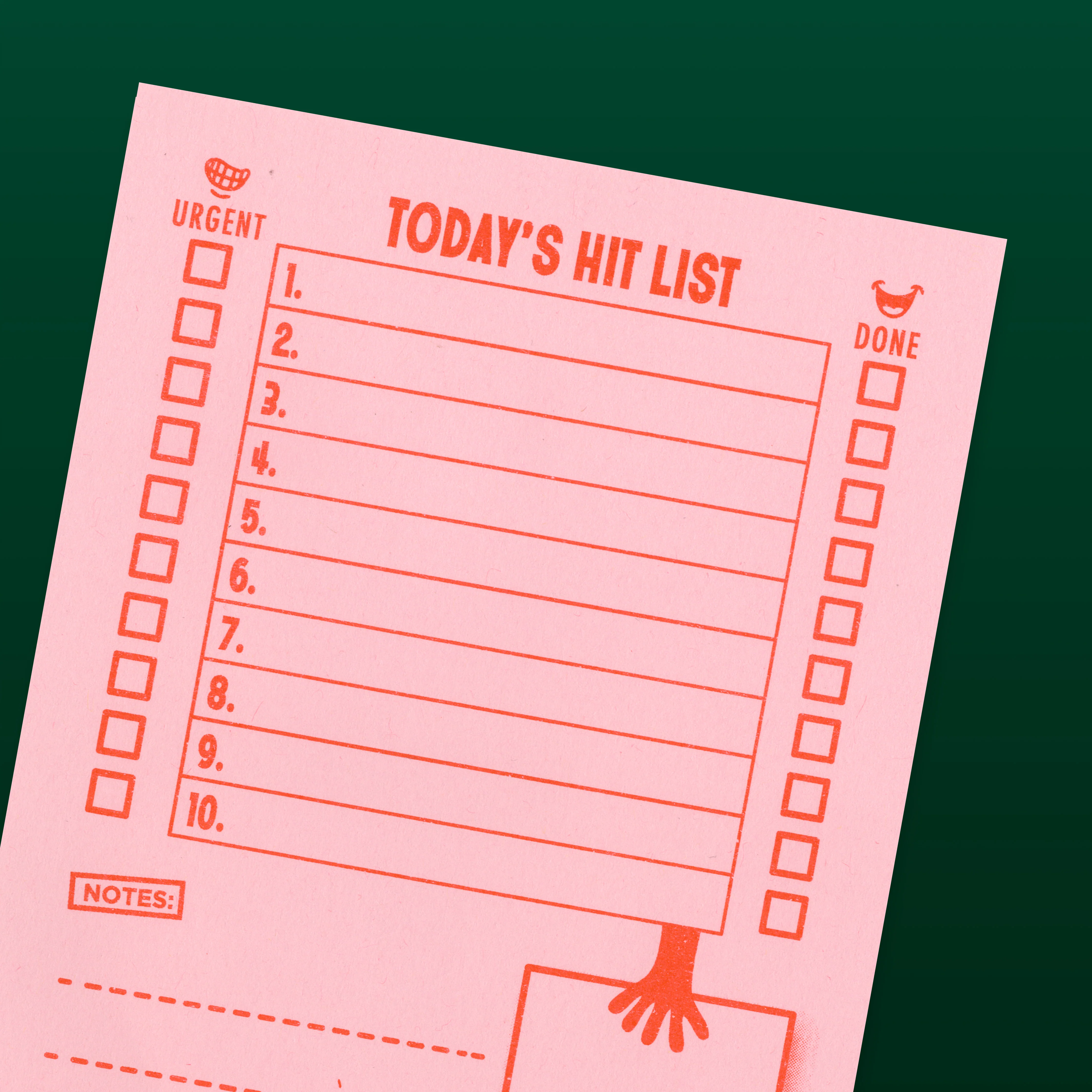 Daily To Do List Notepad: Pink - a Double Decker Hit List - Image 7
