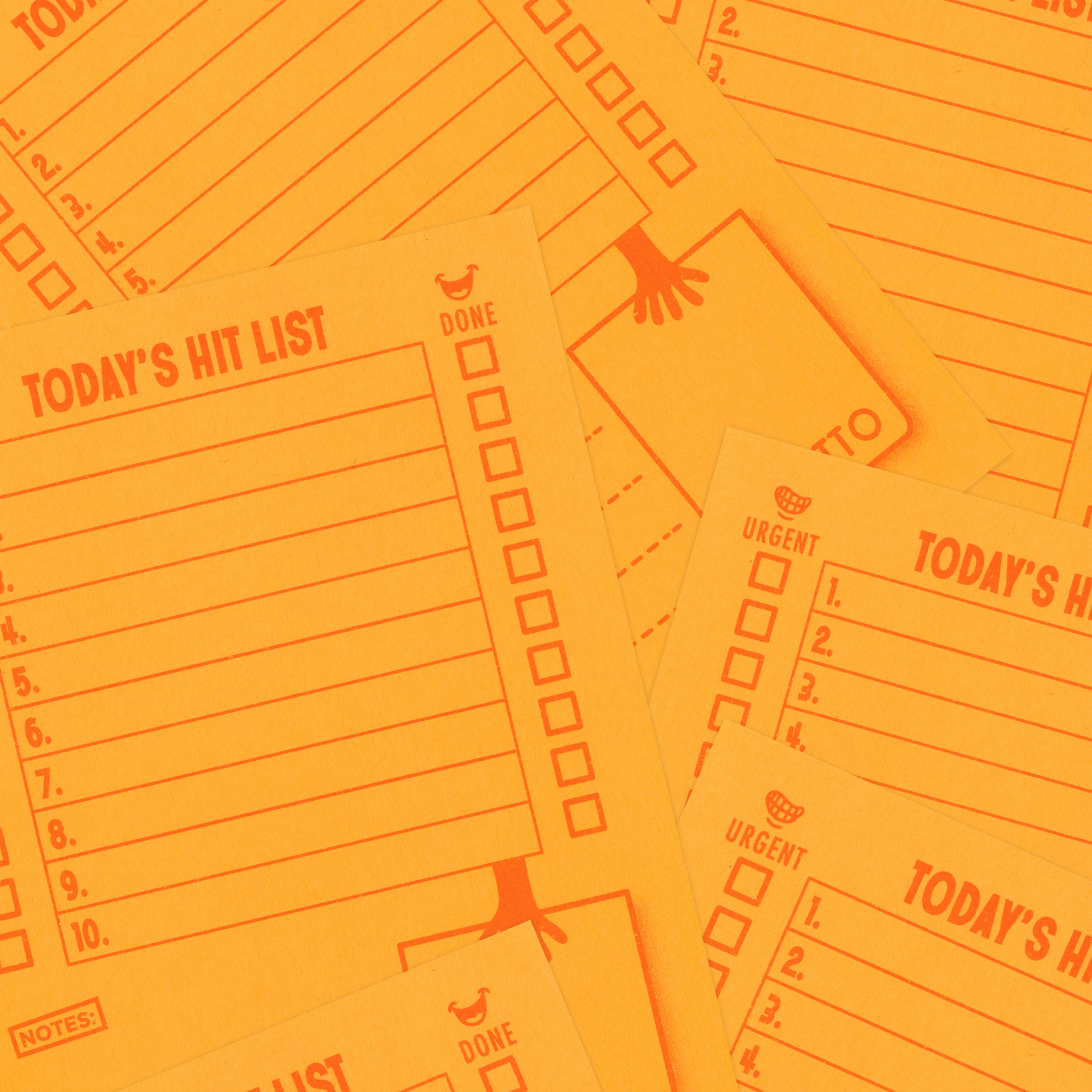 Daily To Do List Notepad: Tangerine - a Double Decker Hit List - Image 4