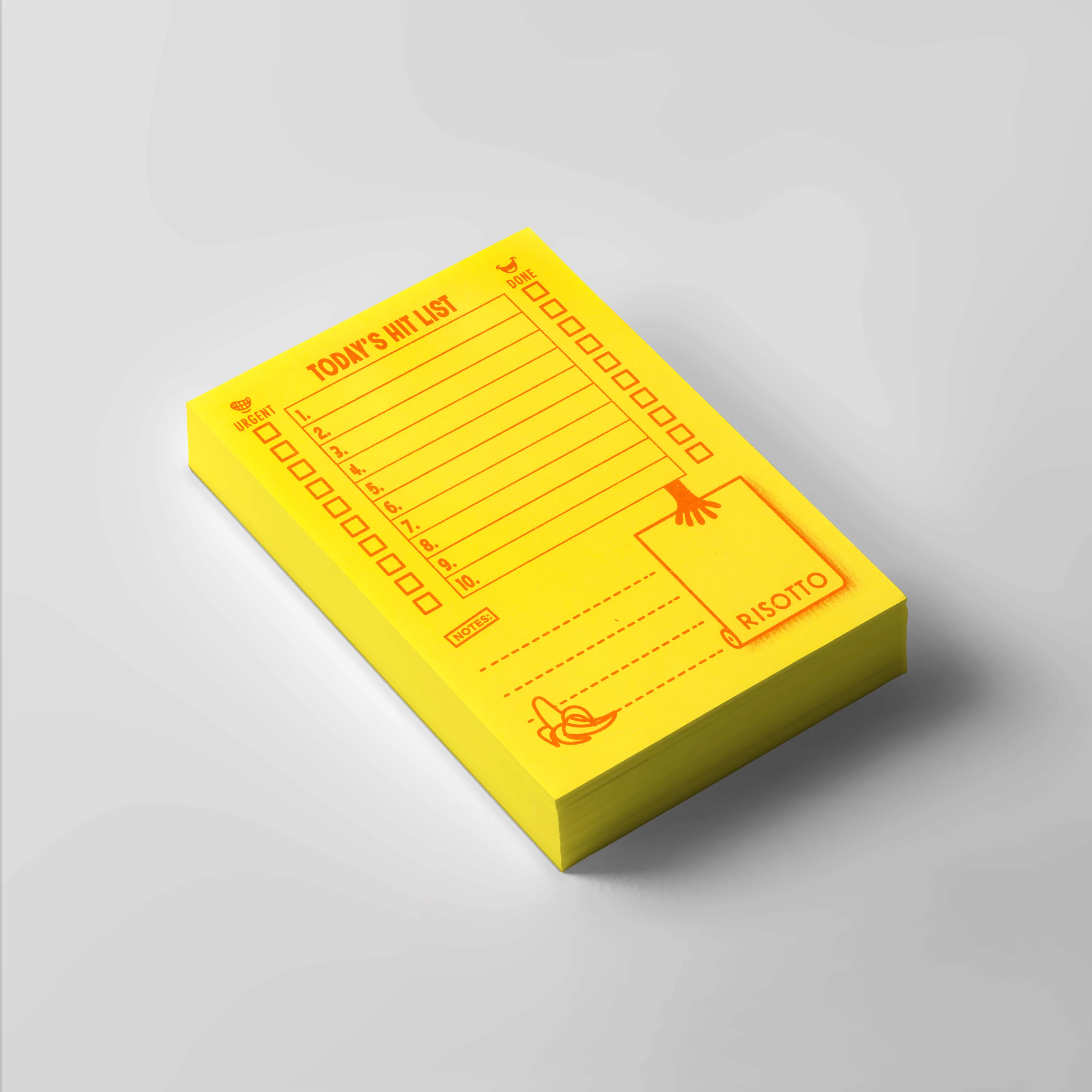 Daily To Do List Notepad: Yellow - a Double Decker Hit List - Image 3
