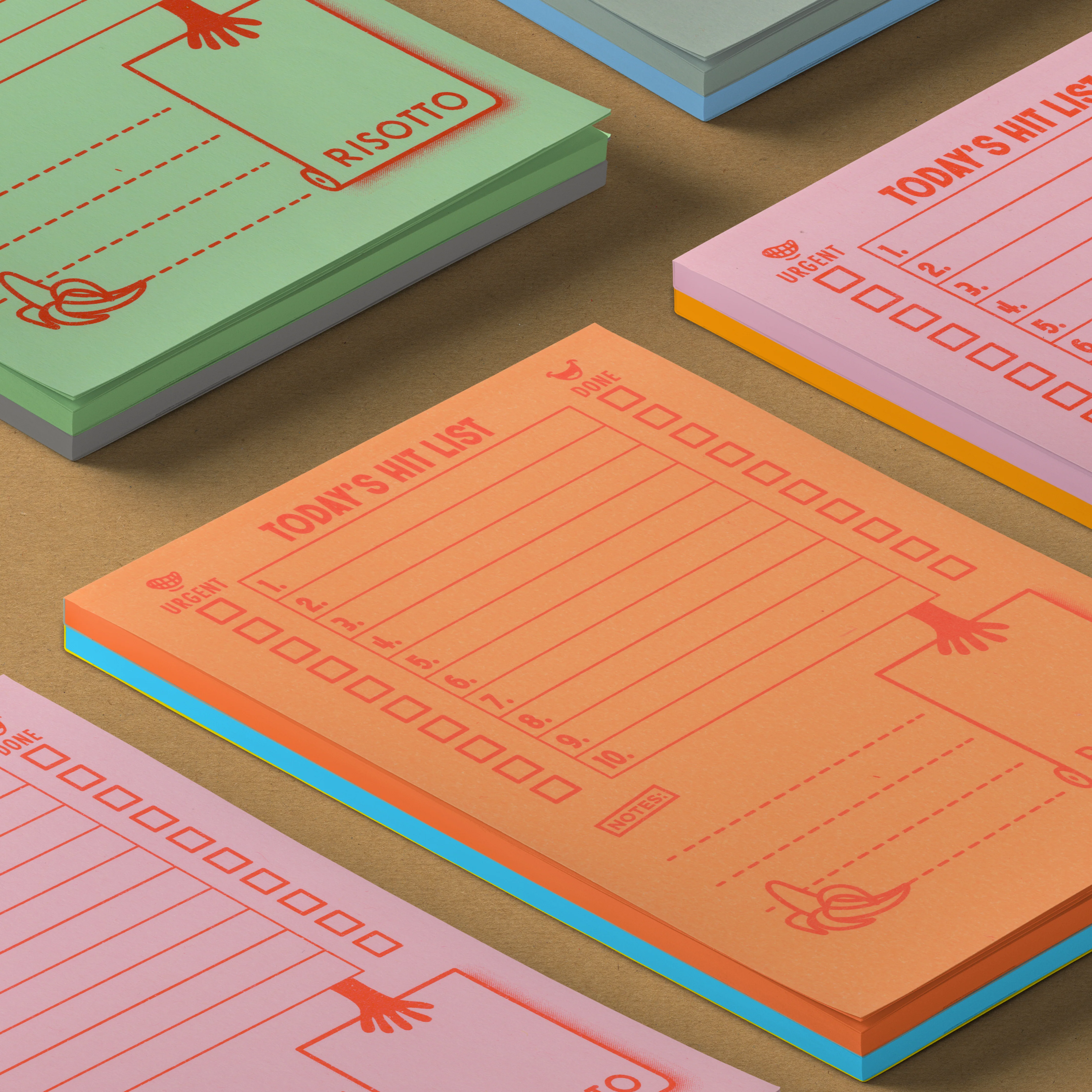 Daily To Do List Notepad: Orange & Blue - a Two-Tone Hit List - Image 3
