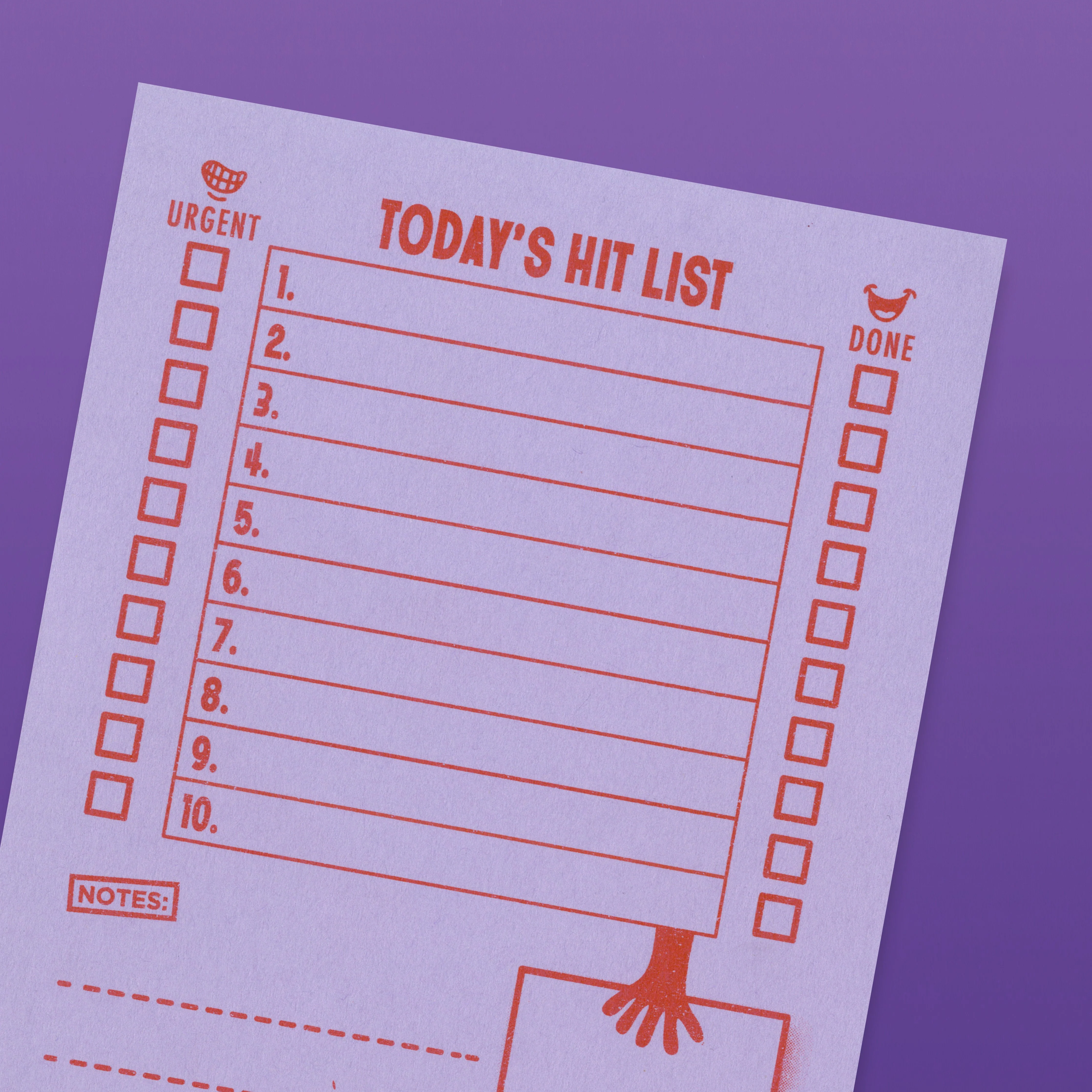 Daily To Do List Notepad: Lilac - a Hit List to Plan Your Day Better! - Image 4
