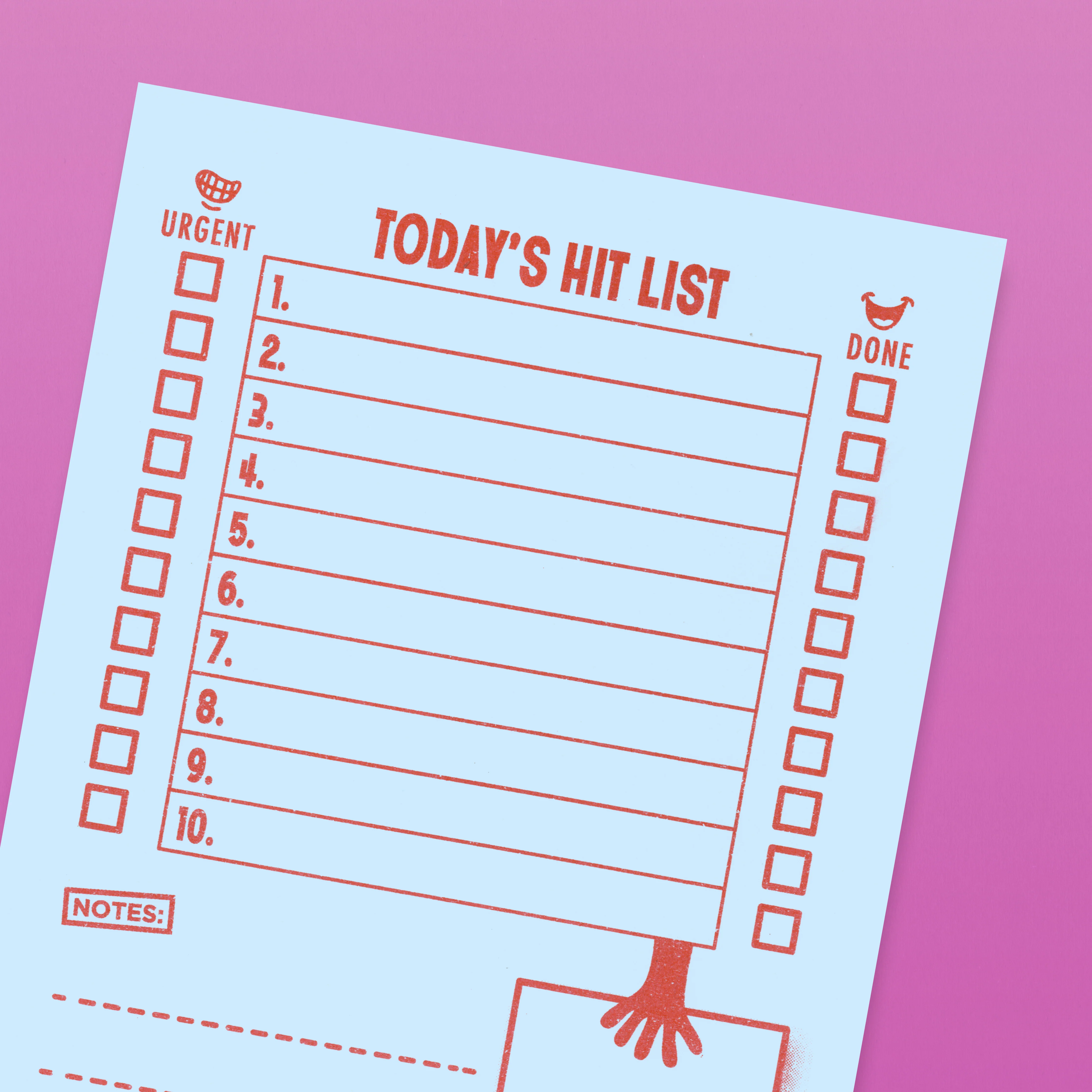 Daily To Do List Notepad: Blue - a Hit List to Plan Your Day Better! - Image 4