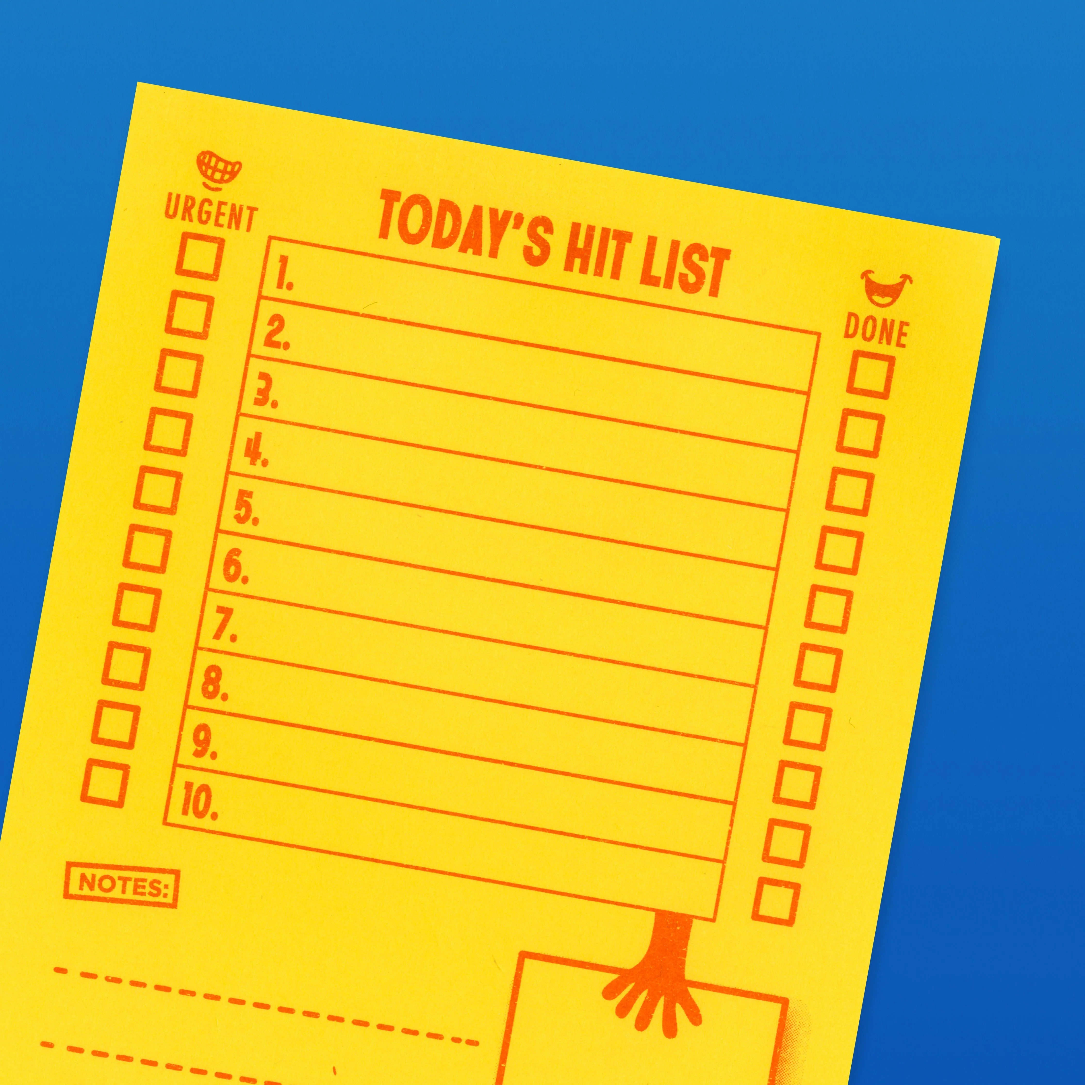 Daily To Do List Notepad: Yellow - a Hit List to Plan Your Day Better! - Image 4