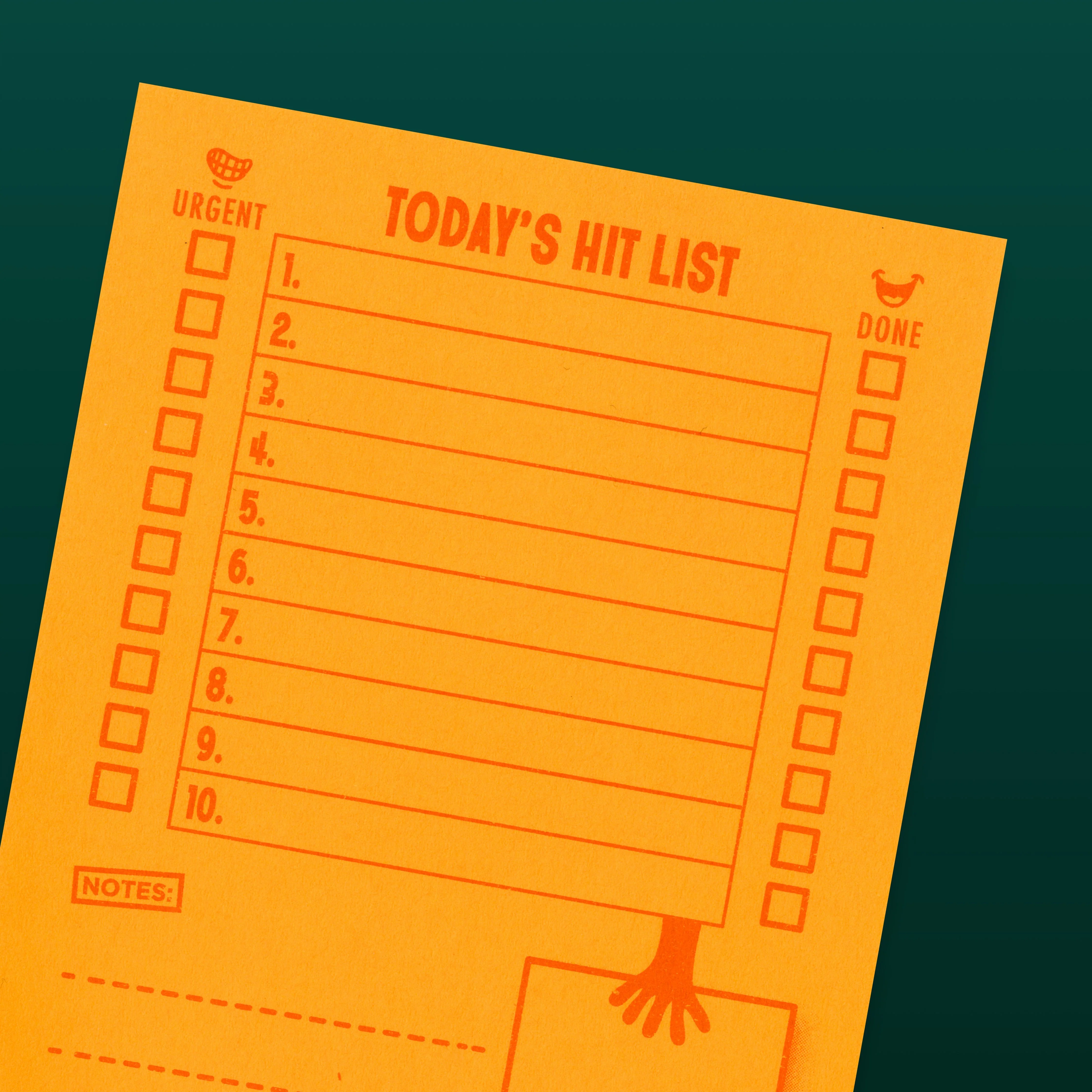 Daily To Do List Notepad: Tangerine - a Hit List to Plan Your Day Better! - Image 4