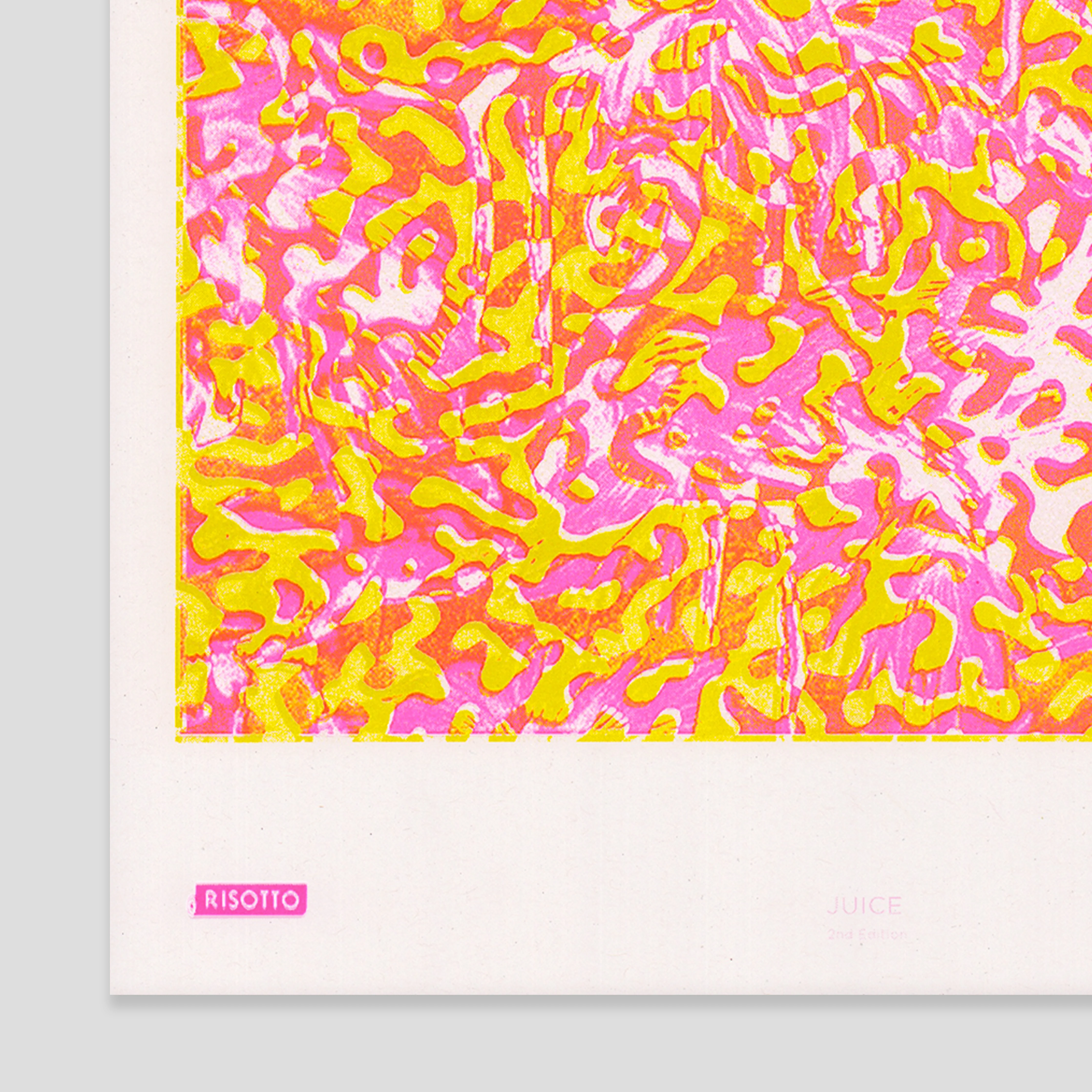 Juice A3 Risograph Wall Art - Vibrant Abstract Print - Image 7