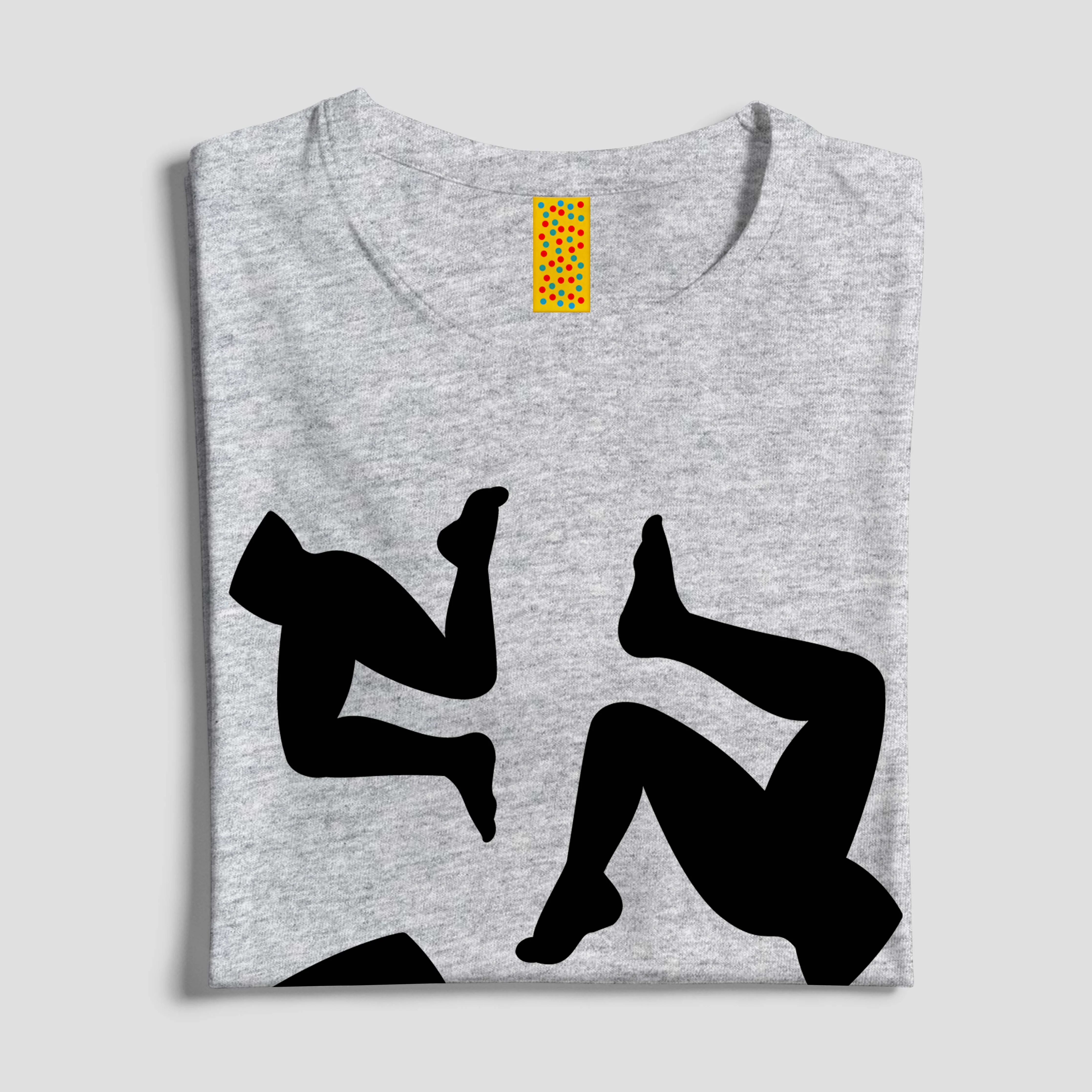 Legs - Ash Grey T-shirt - Image 3