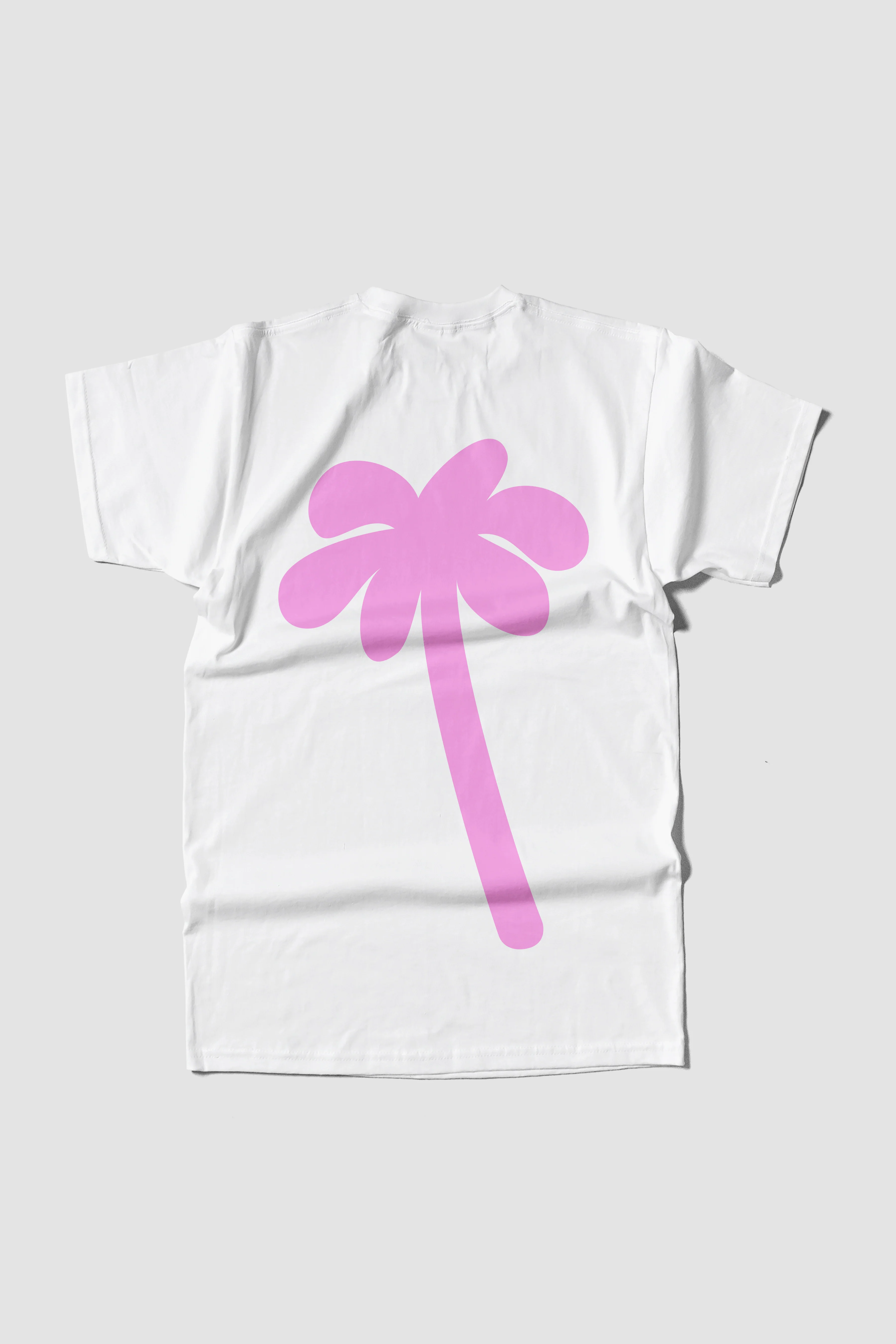 Palm - Double Sided White T-Shirt - Image 2