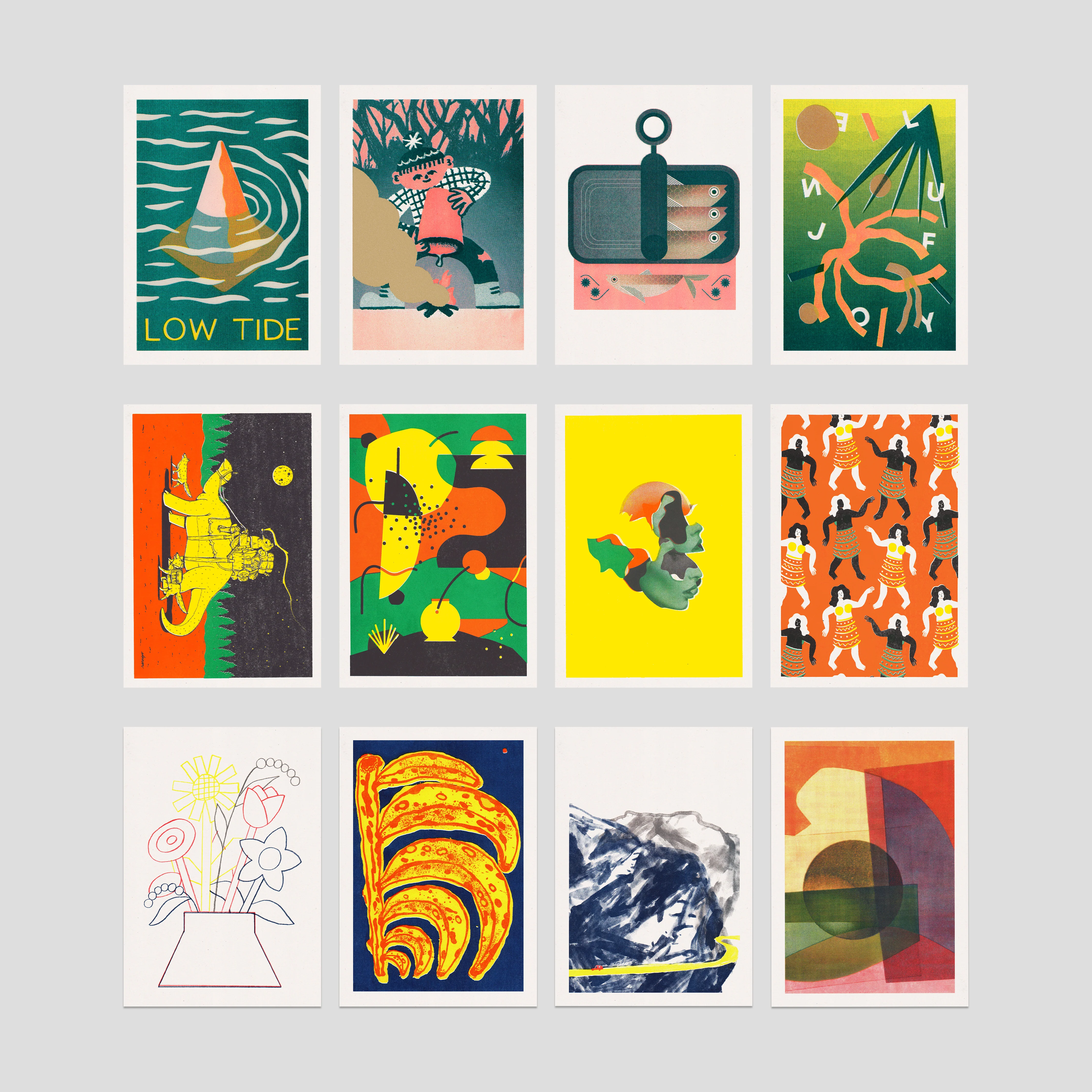PEN PALS: Lucky Dip! - 3 Pack RISO CLUB Issues (12 postcards) - Image 3