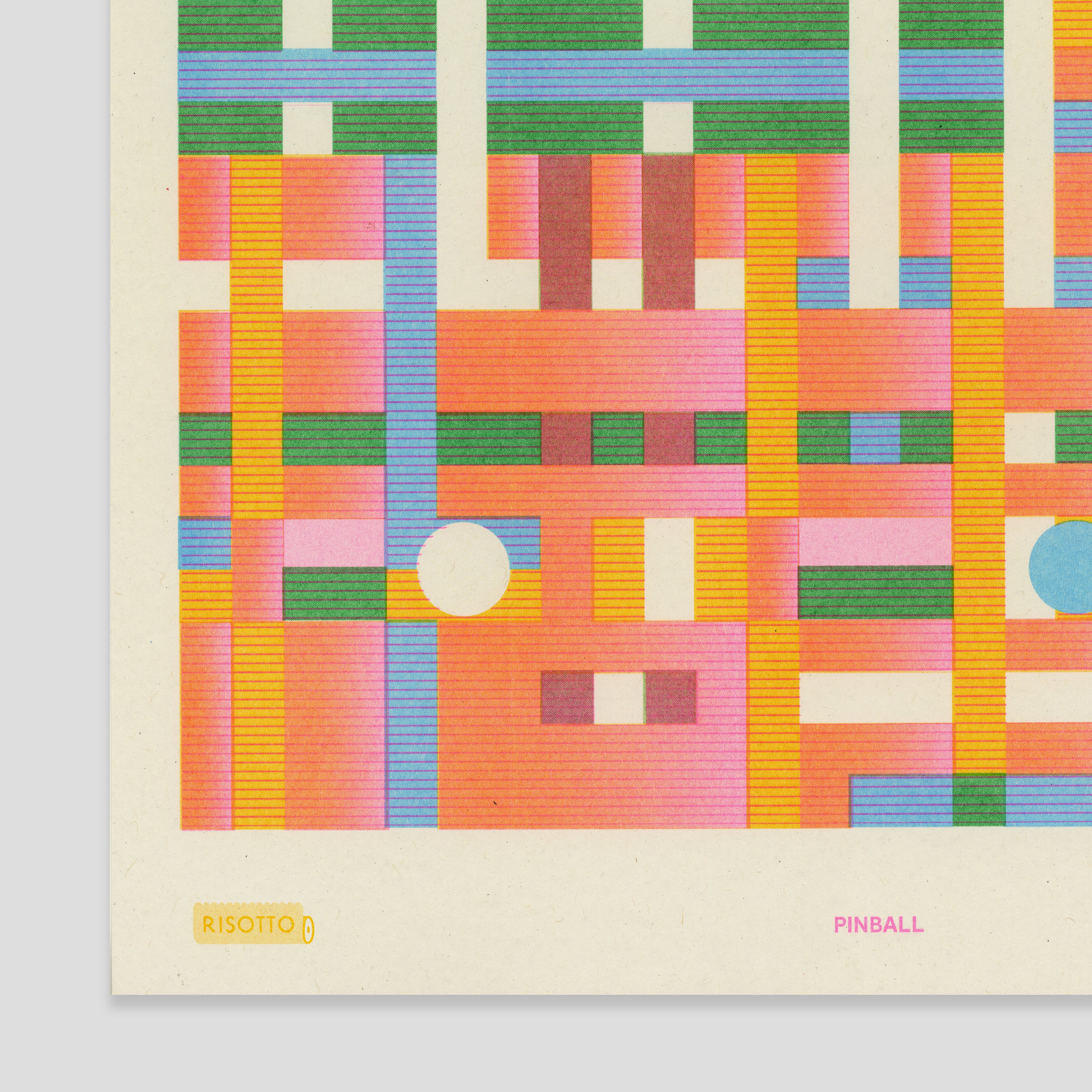 Pinball A3 Risograph Wall Art - Retro Arcade Graphic Print - Image 12