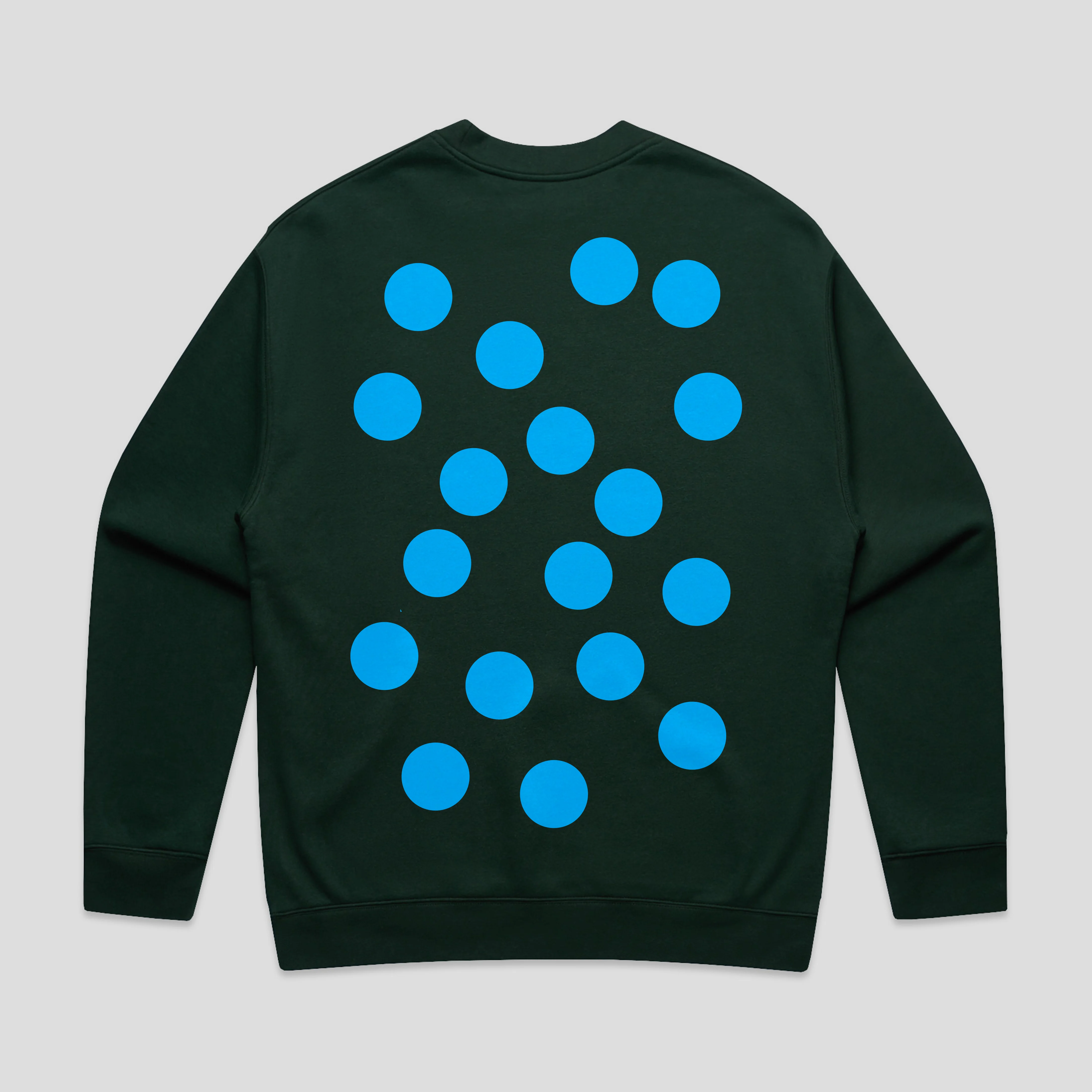 Polka - Dark Green Heavyweight Sweatshirt - Image 5