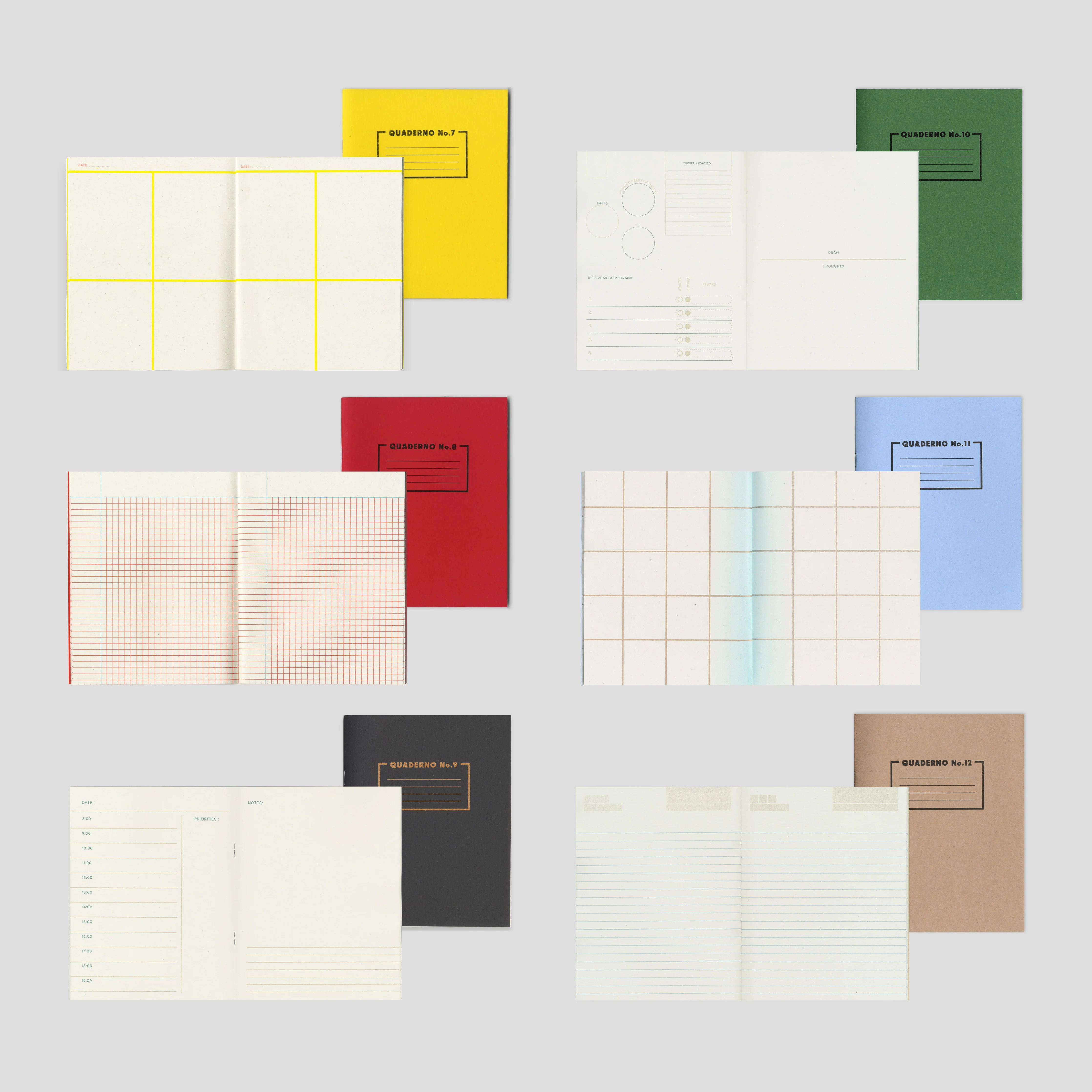 QUADERNO No.1-12 Bundle -  All 12 Quaderno Notebooks - Image 4