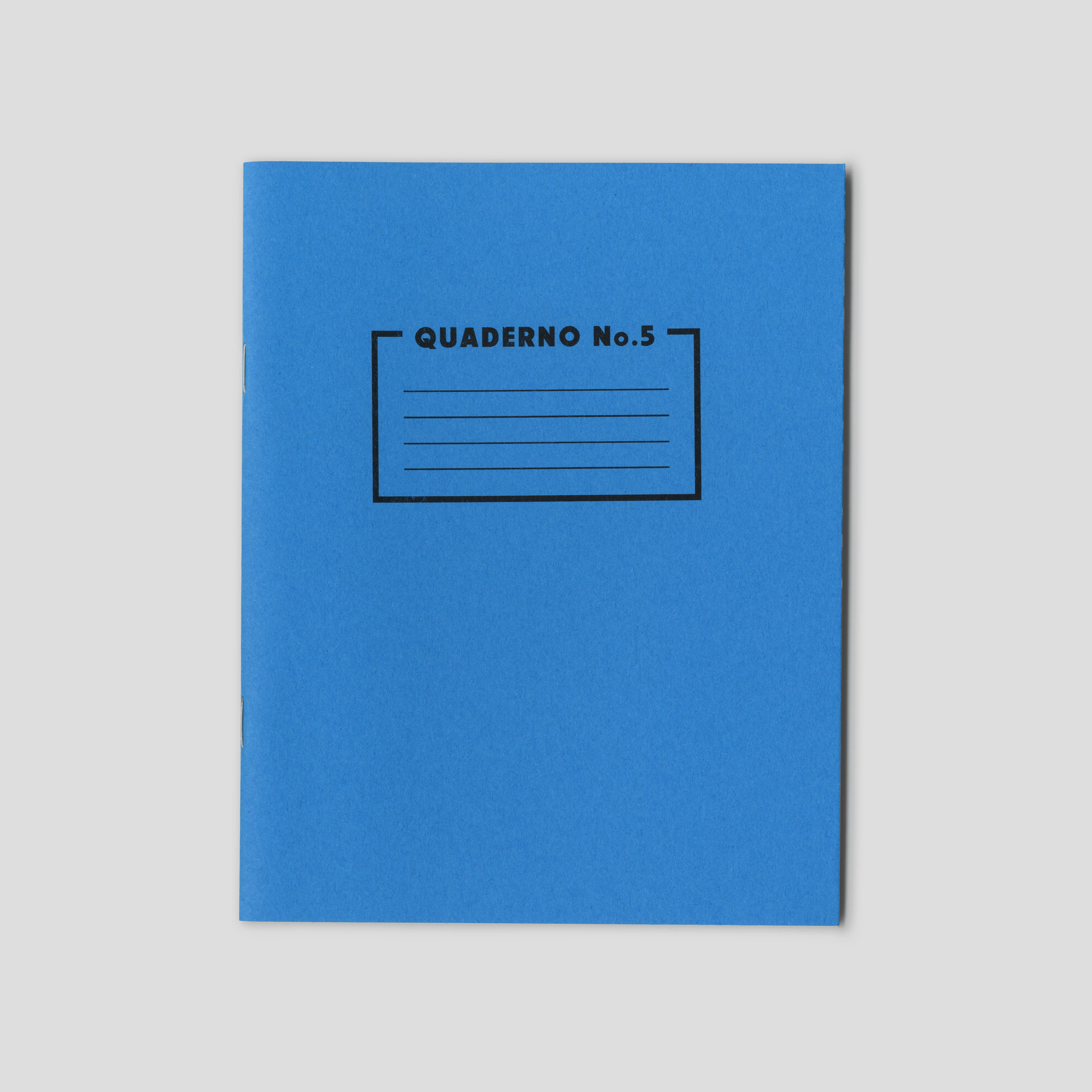 Quaderno No.5 - Bright Blue Notebook - Image 3