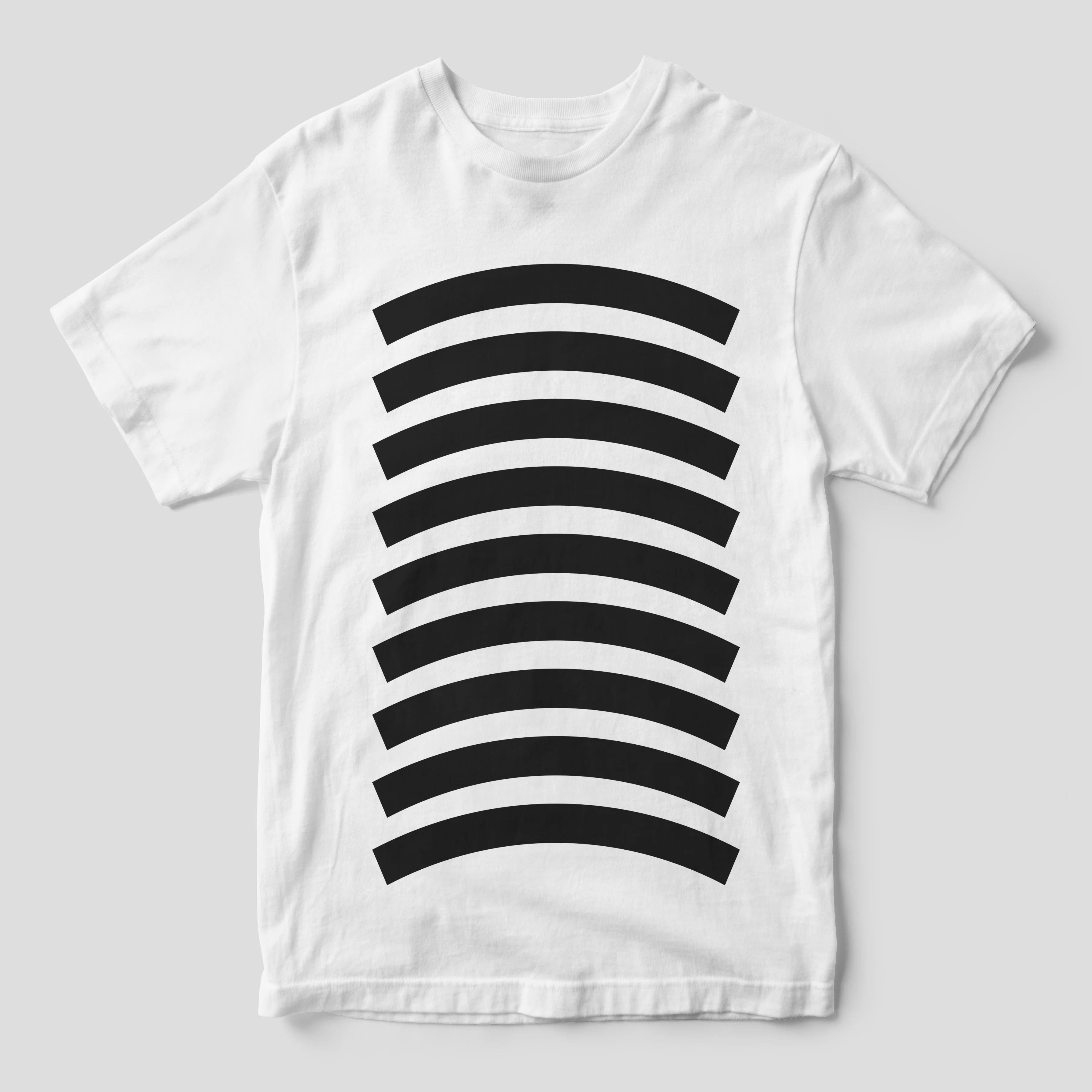 Rib - Double Sided White T-Shirt - Image 4