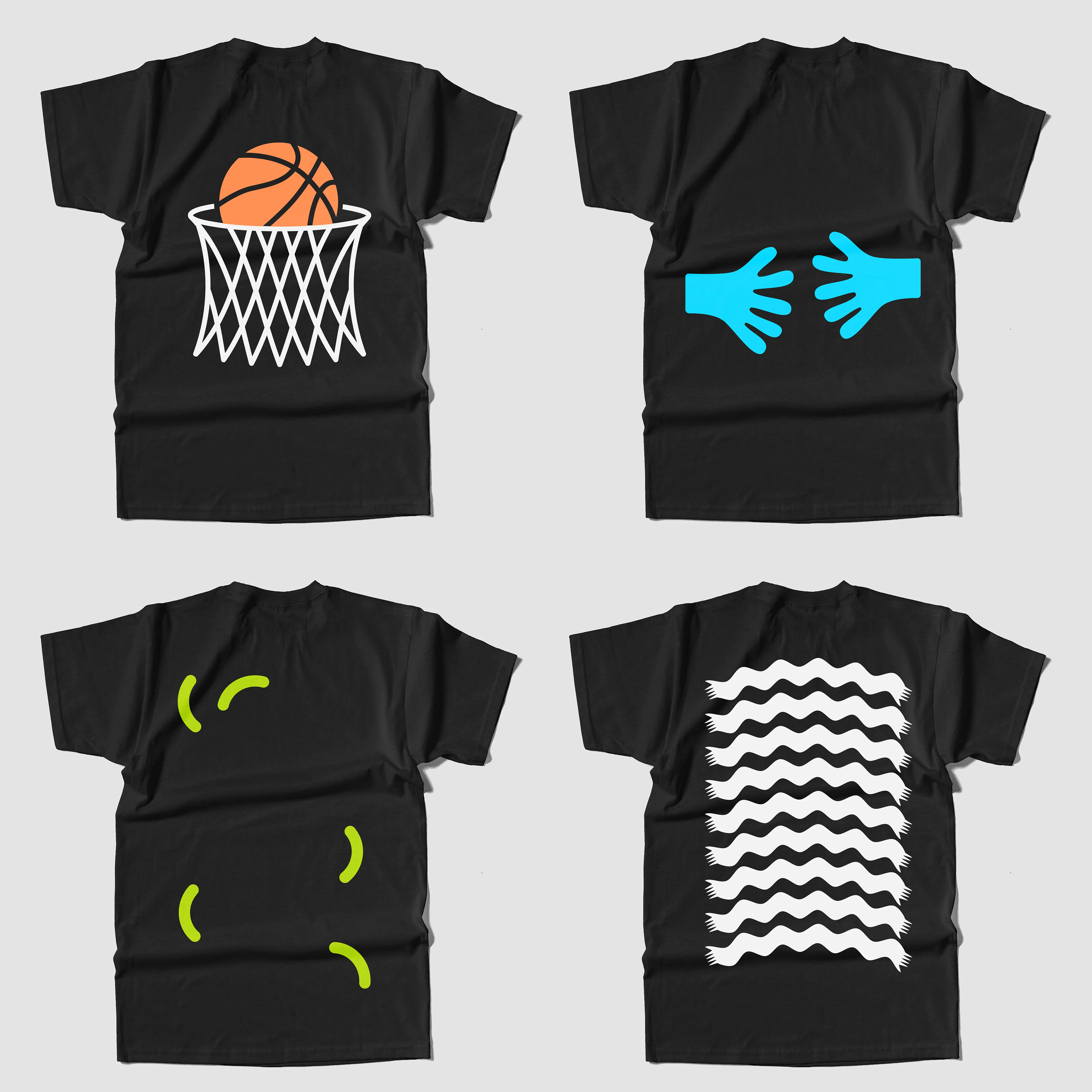 Rib - Double Sided White T-Shirt - Image 6
