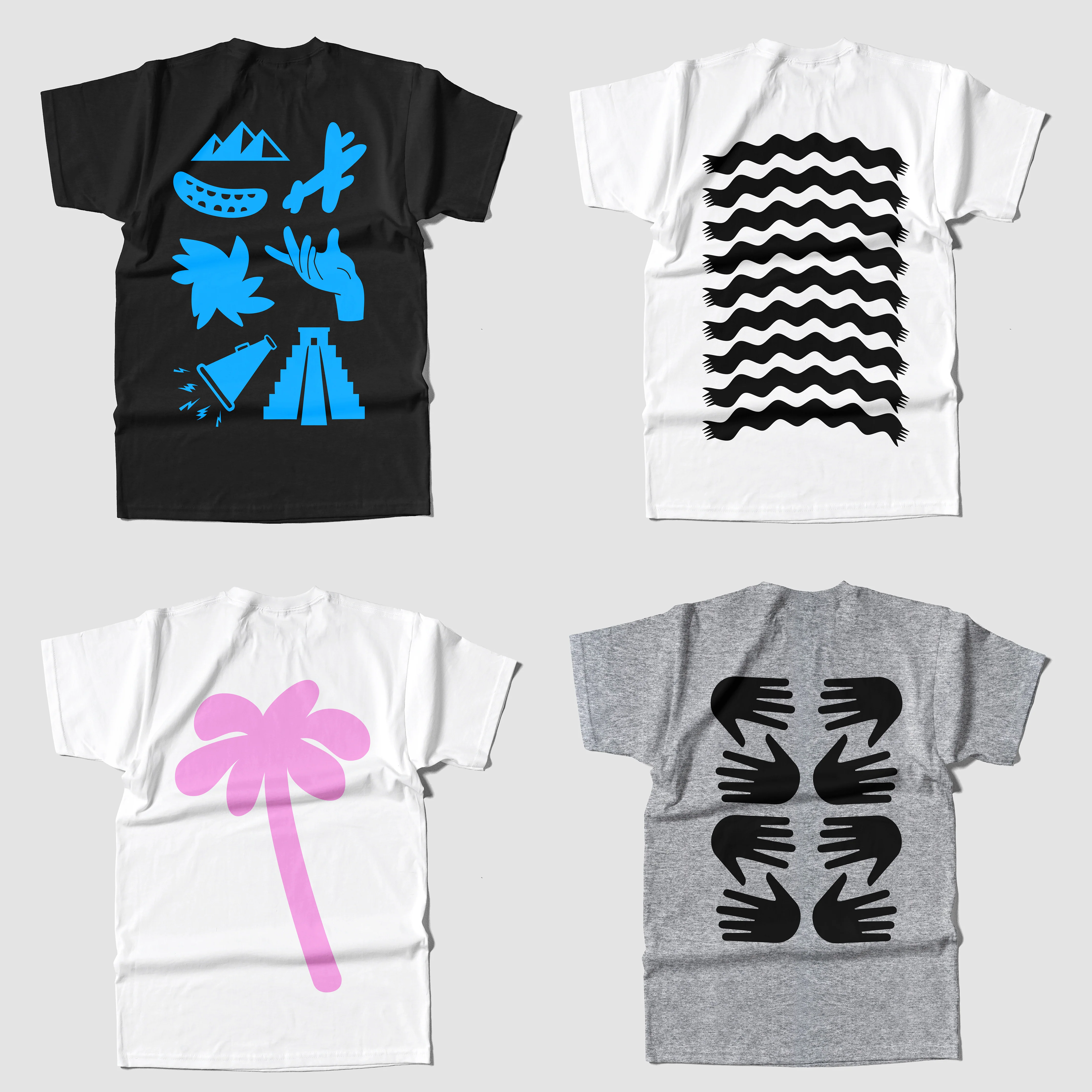 Rib - Double Sided White T-Shirt - Image 7