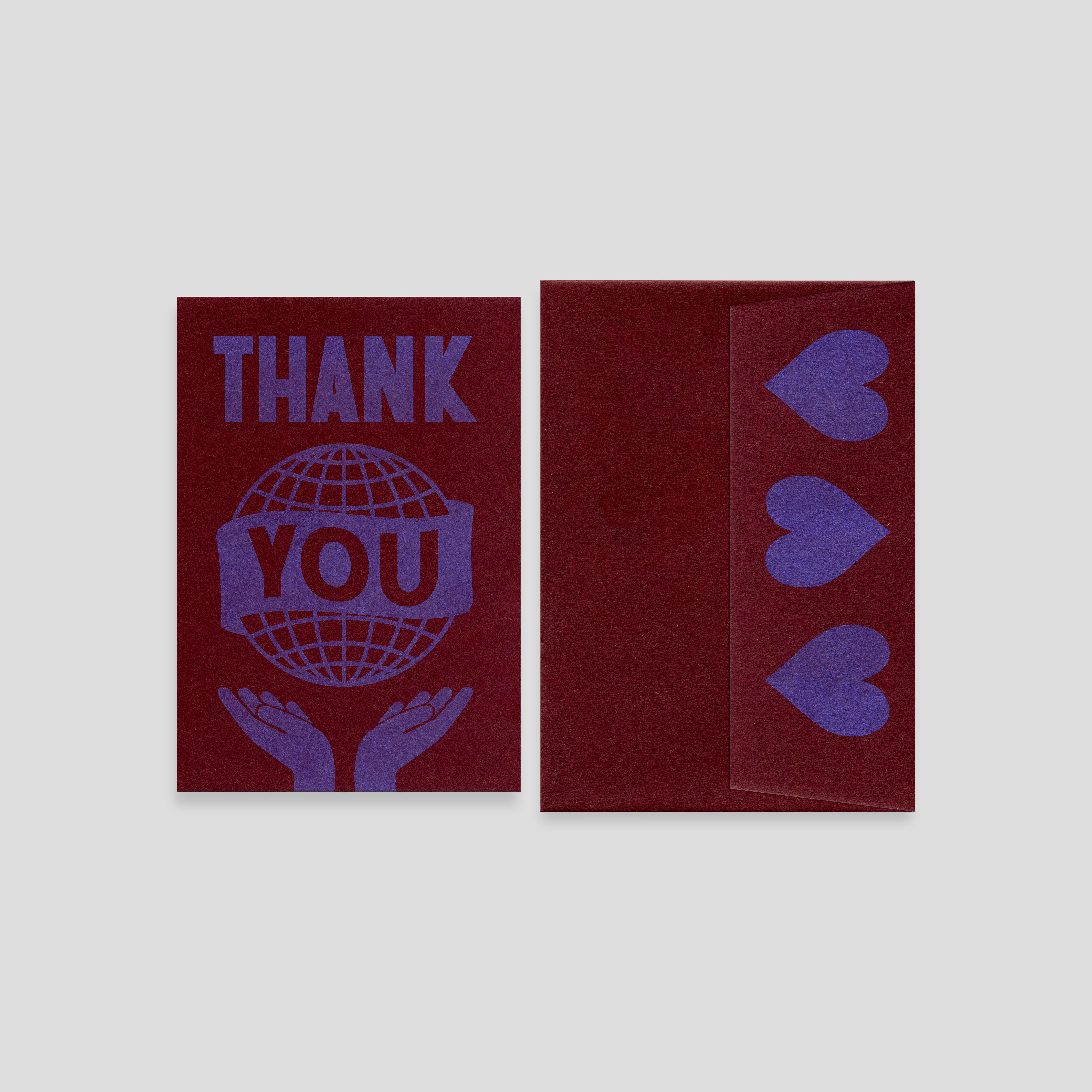THANK YOU - CARD + ENVELOPE SET - Image 3