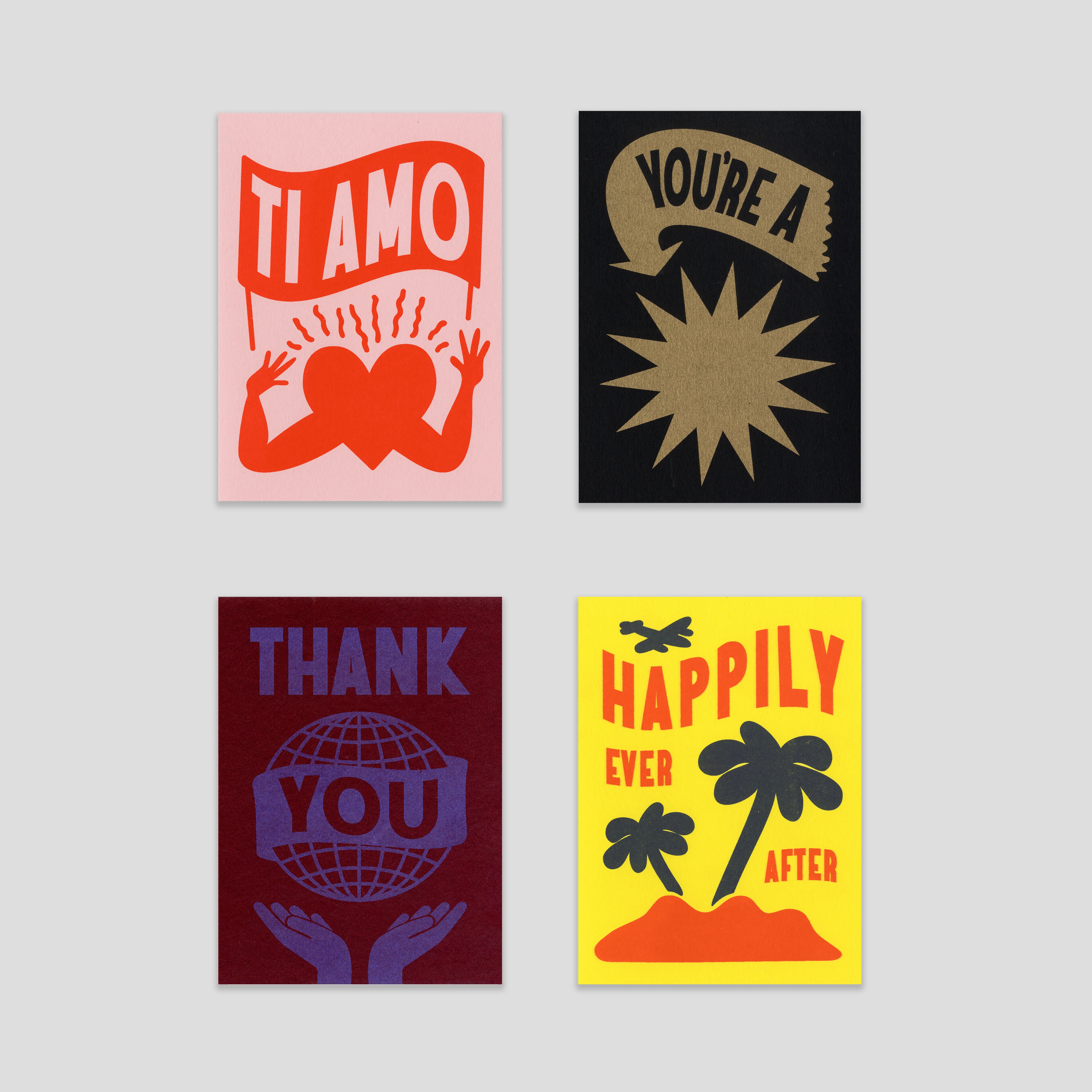 The LOVE Bundle - 4 Pack Luxury Card + Envelope Sets - Image 3