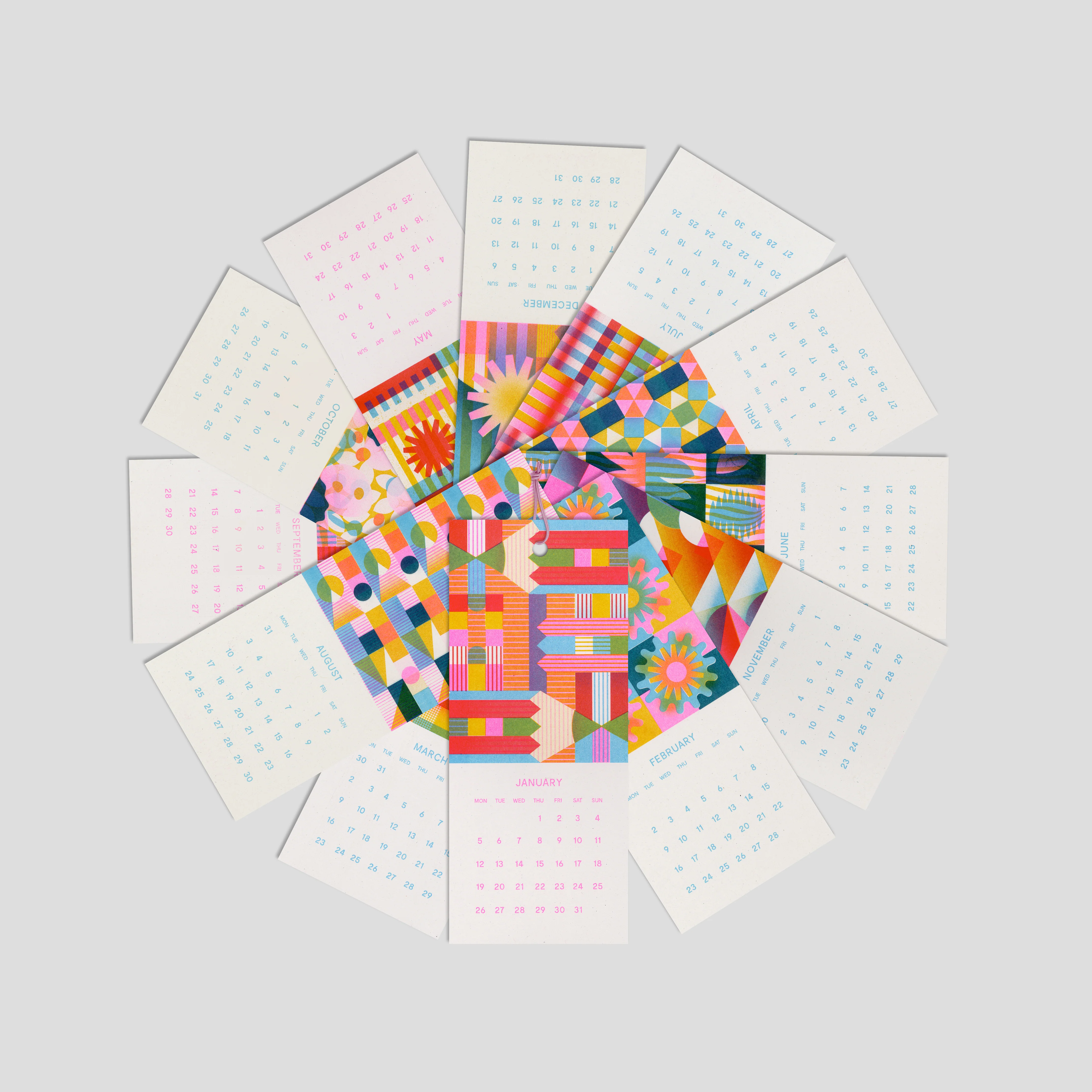 The Mini (+ MultiBuy) - 2026 Risograph Calendar - Image 7