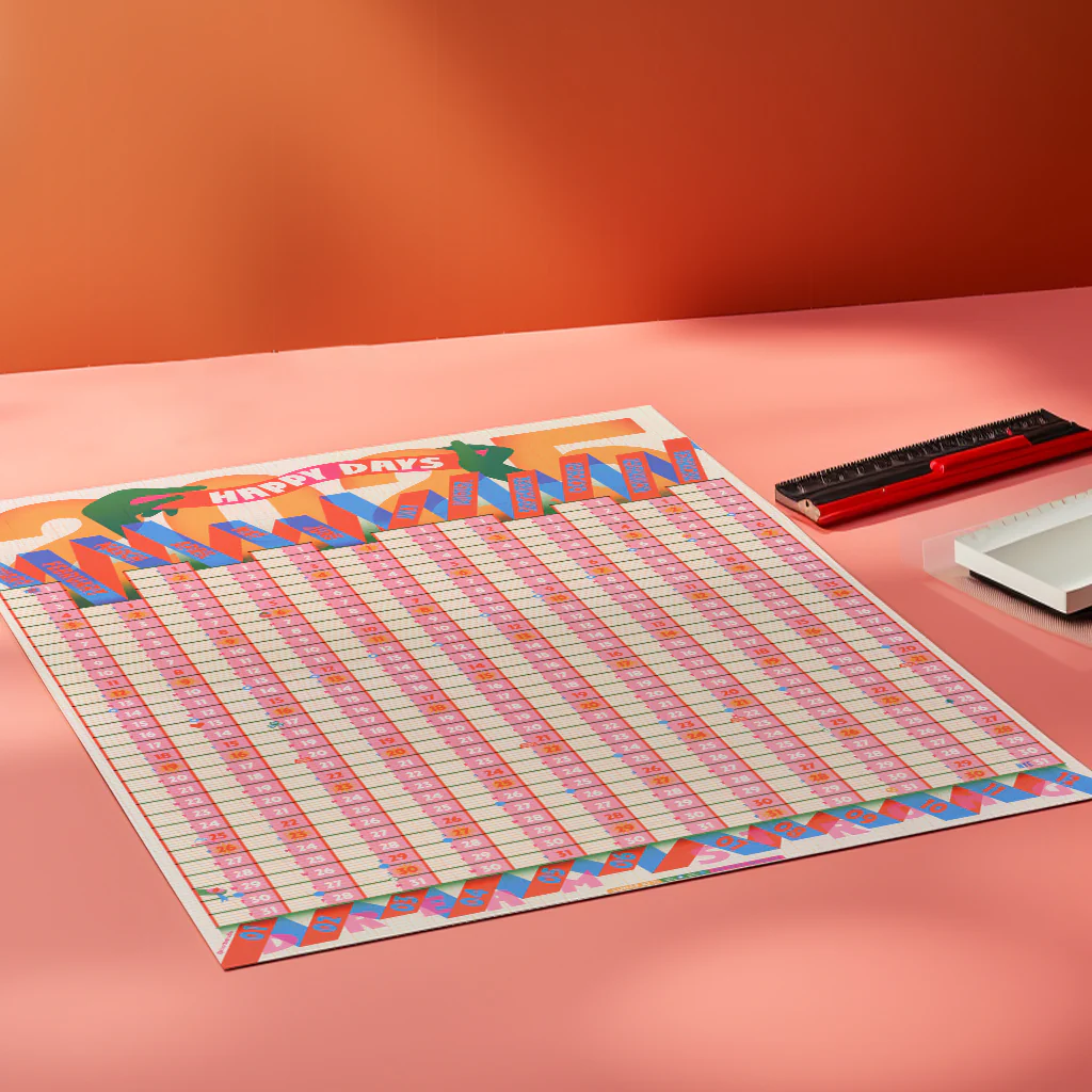 Deluxe Wrapping Paper - Upcycled Wall Planners - Image 4